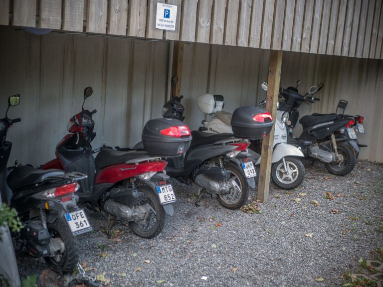 Motorcykel och mopedparkering